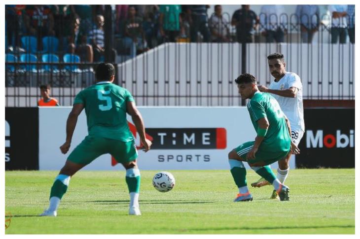 جانب من لقاء الاتحاد السكندري والجونة